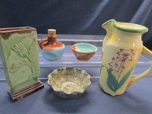 Handmade Pottery Bowls, Pitcher