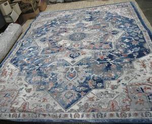 lot 2 image: Brio Area Rug  Anina Blue  7 10 x 10