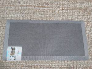 lot 25 image: Martha Stewart Forever Tweed Mat  Gray, 20 x 39