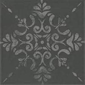 lot 76 image: Marazzi Moroccan Concrete Charcoal 8 in. x 8 in. Glazed Porcelain Decorative Floor and Wall Tile (11 sq. ft.Case)