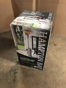 Hampton Bay  46000 BTU Stainless Steel Gas Patio Heater Customer returns Review all pictures