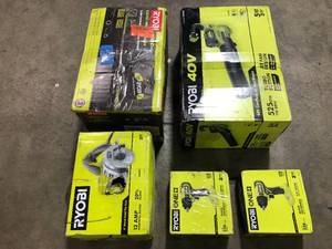 Mix lot of Ryobi Small Tools, Customer returns Review all pictures