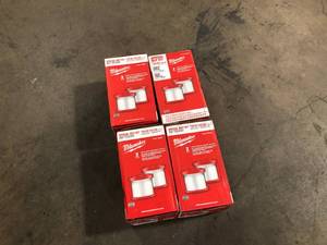 4 boxes Milwaukee  WetDry Vacuum Hepa Filter (2-Pack) Customer returns Review all pictures