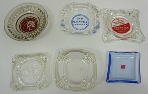 lot 10 image: Collectible Vintage Advertising Ashtrays