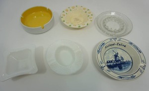 lot 11 image: Collectible Vintage Advertising Ashtrays
