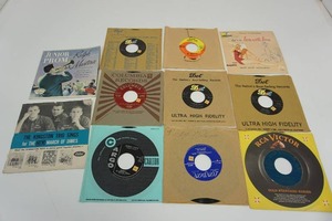 lot 17 image: (11) Collectible Vinyl 45 Rpm Records