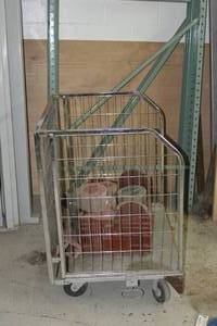 Metal Fold Up Cart on Castors