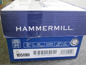 case of hammermill 8.5 x 11 copy pa...