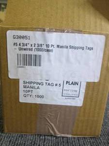 case of unwired #5 manilla shipping...