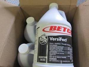 case of 41 gallon jugs of betco ve...