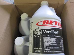 case of 41 gallon jugs of betco ve...
