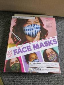 case of 24 DIY face  masks ...