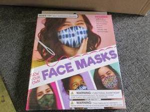 case of 24 DIY face  masks ...