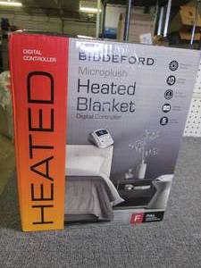 biddeford microplush heated blanket...