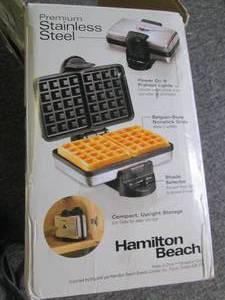 hamilton beach waffle maker powers ...