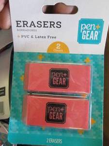 box of erasers ...