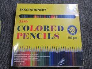 7 packages of colored pencils ...