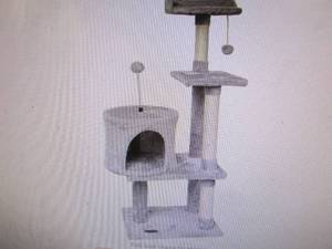FISH NAP US06H Cat Tree Cat Tower C...