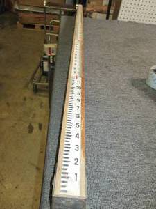 9 foot measuring stick ...