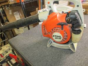 stihl leaf blower bg55 has compress...