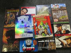 10 dvds ...