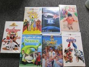 7 warner brothers vhs tapes ...