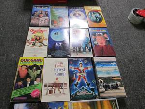 14 vhs tapes ...