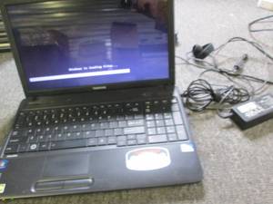 Toshiba c655 laptop powers on no ch...