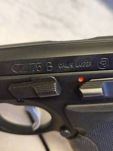lot 6 image: CZ 75 B 9 MM Luger -- Gently Used