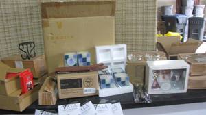 Massive lot of candles, holders, incense, burners, plus