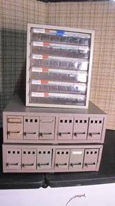 3 metal storage containers