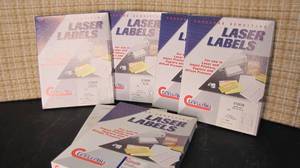laser labels...