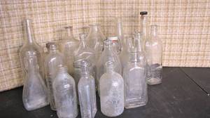 antique bottles...