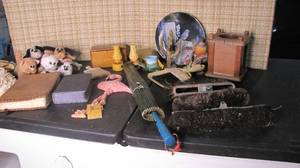 random lot of some vintage items an...