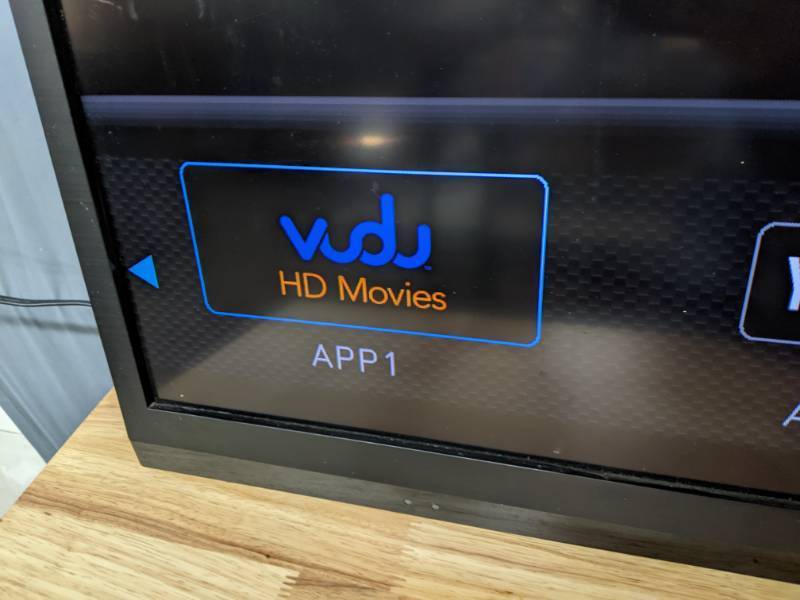 lot 14 image: 60 Sharp TV with Remote B