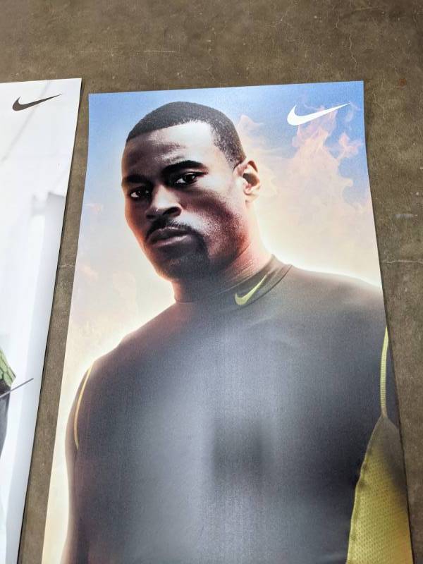 Nike Advertising NFL Detroit Lions Calvin Johnson Football Banners, 74 x  36.5 & 72 x 22 *U