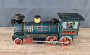 lot 103 image: Vintage Western Toy Tin Train U
