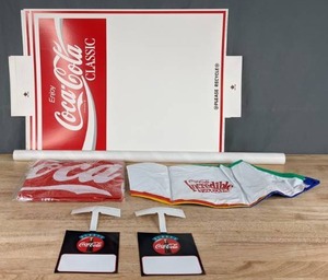 lot 155 image: Coca Cola Advertising Material with Inflatable Beach Ball and Football  U