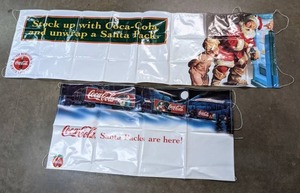 lot 159A image: Pair of Coca Cola Advertisement Banners U