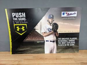 lot 127 image: Under Armour Baseball Advertisement  LA Dodgers Clayton Kershaw U