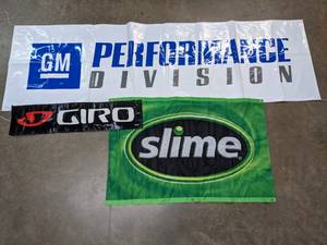 lot 158A image: (3) Banners GM, Giro, and Slime U
