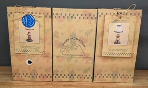 lot 167A image: Set of (3) Yankee Candle Tea Light Lamps Crazy Mountain W