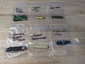 lot 205 image: (6) Pockets Knifes, Blade, Multi Tool, Etc. K