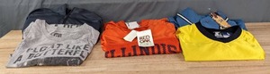 lot 218 image: Assortment of Ali, Red Oak, Starter, Shaq and More Various Size Mens and Kids Clothes K