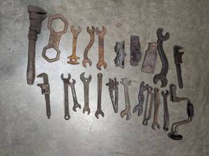 lot 245 image: Vintage Wrenches and Other Tools  M