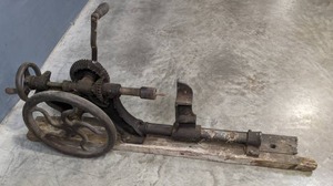 lot 79 image: Vintage Wall Mounted Drill Press M