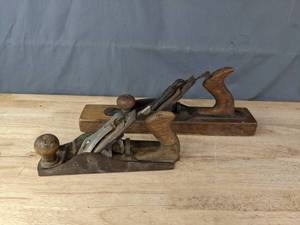 lot 242 image: Set of Two Vintage Planes  M