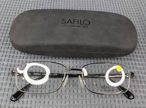 lot 151A image: NEW Safilo Elasta 7163 0DF8 Eyeglass Glasses with Display Lenses L