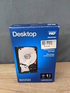 lot 161 image: Open Box WB Desktop Internal Hard Drive 1TB R