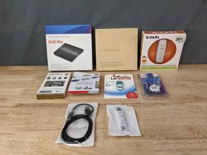 lot 262 image: New Lexar Jump Drive, Ethernet Cable Extender, Flash Drive and More  R